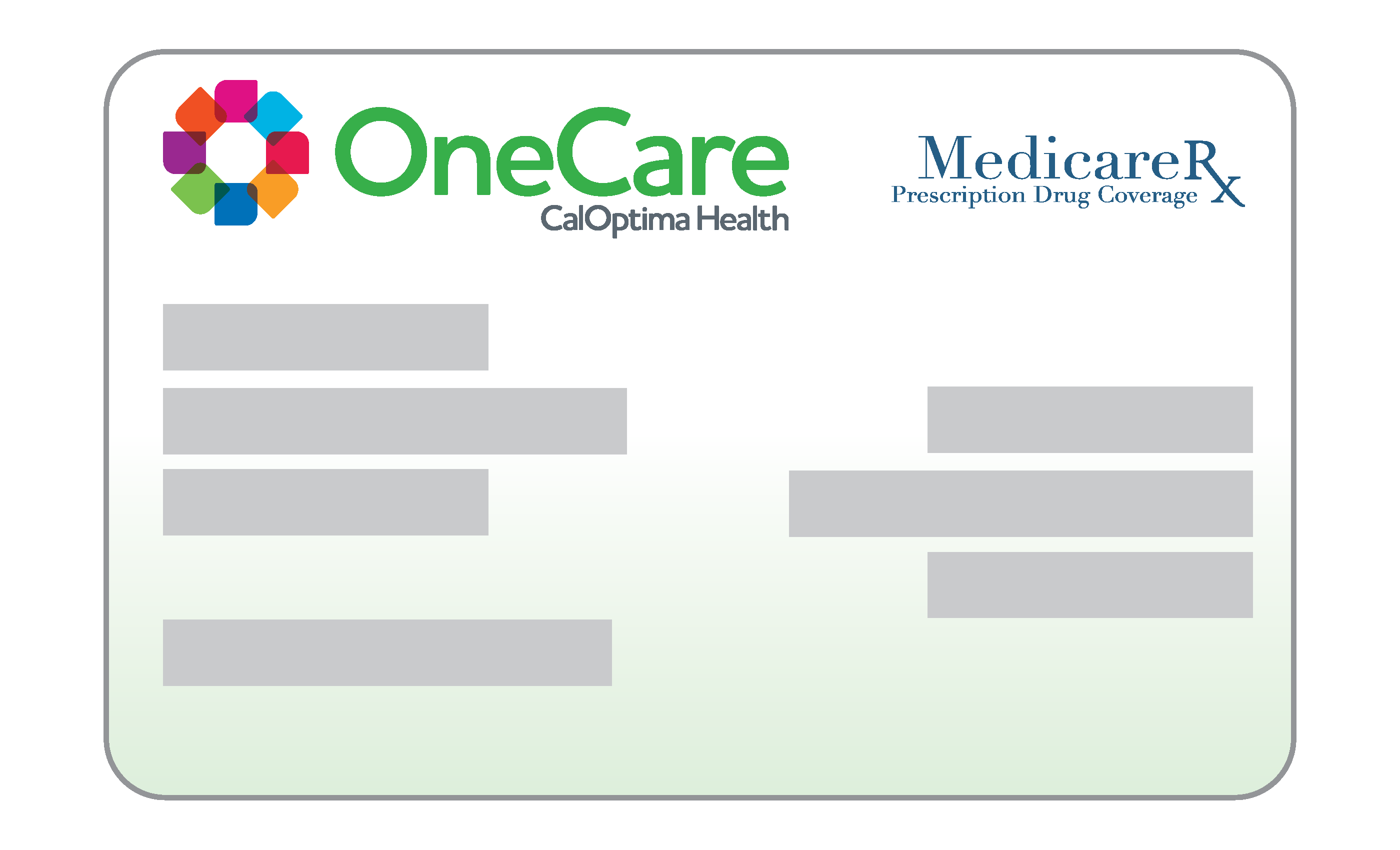 OneCare (HMO D-SNP) Member ID Card